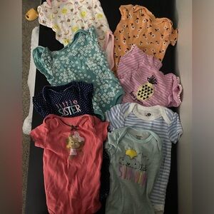 Colorful Baby Onesies Set